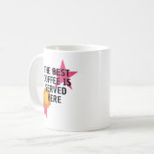The Ultimate Coffee Experience" | Exquisite Mug Koffiemok (Voorkant links)