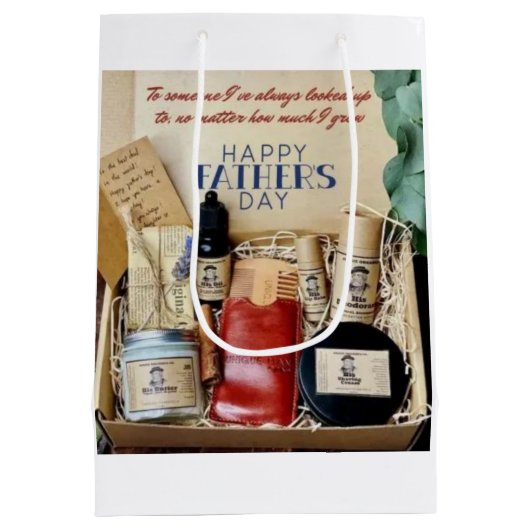 The Ultimate Dad Chill Zone: Zelfzorg essentieel Medium Cadeauzakje (Achterkant)