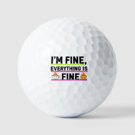 The Ultimate "I'm Fine" Men's Hoodies Golfballen