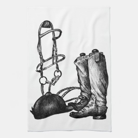 The Ultimate Kitchen towel for Horse People Theedoek (Verticaal)