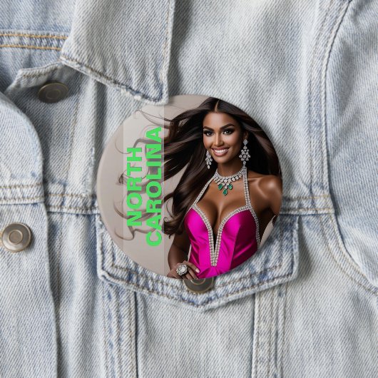 The Ultimate Pageant Button Pin (In situ)