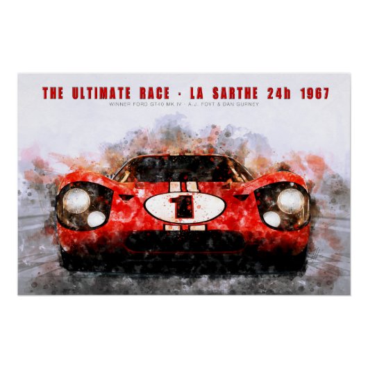 The ultimate race 1967 perfect poster (Voorkant)