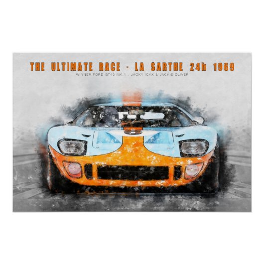 The ultimate race 1969 perfect poster (Voorkant)