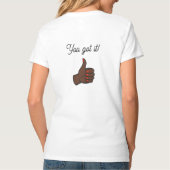 The Ultimate Side-eye Statement T-Shirt (Achterkant)