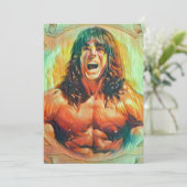 "The Ultimate Warrior" Kunst Alternatieve Uitnodig Kaart (Staand voorkant)