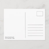 The Umbrella by Marie Bashkirtseff CC0220 Briefkaa Briefkaart (Achterkant)