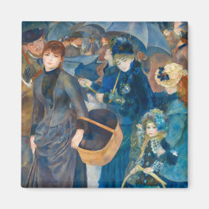 The Umbrellas, 1881-1886 by Pierre-Auguste Renoir Magneet