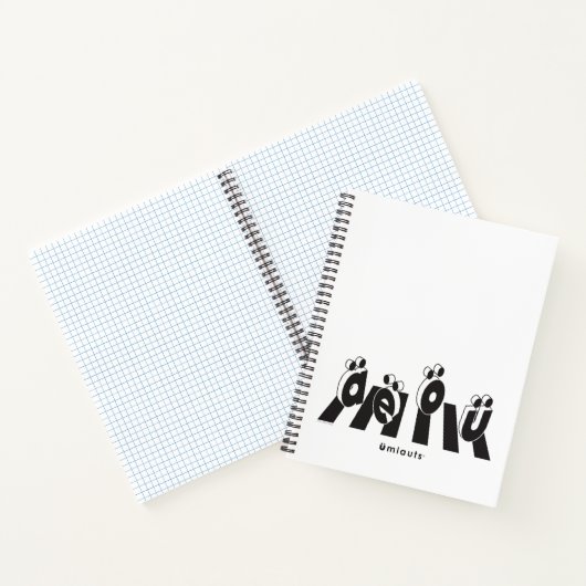 “The Umlauts™ Crossing Over” Notitieboek (Binnen)