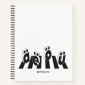 “The Umlauts™ Crossing Over” Notitieboek (Voorkant)