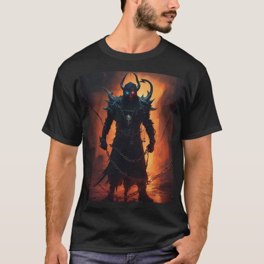 The Unchained Demon: Een verhaal van terreur T-shirt (Voorkant)