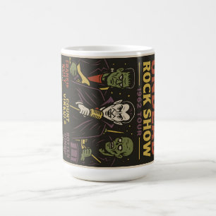 The Undead Rock Show Vintage Monster Band Design Magische Mok