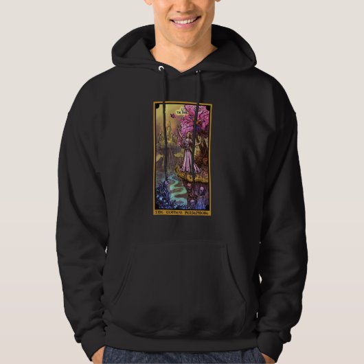 The Underworld Goddess The Fool Tarot Card Pagan W Hoodie (Voorkant)