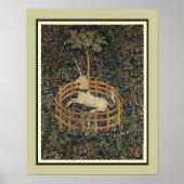 "The Unicorn in Captivity" ca. 1495-1505 Poster (Voorkant)