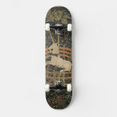 The Unicorn in Captivity, Medieval Tapestry Persoonlijk Skateboard (Voorkant)