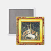 The Unicorn Tapestry Magnet (Voorkant / Achterkant)