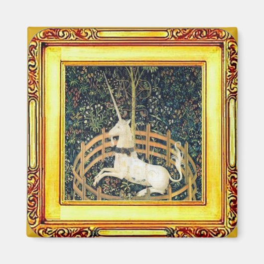 The Unicorn Tapestry Magnet (Voorkant)