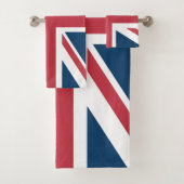 The Union Jack British Flag Bad Handdoek (Insitu)