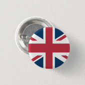 The Union Jack British Flag Button (Voorkant /achterkant)