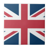 The Union Jack British Flag Ceramic Tile Tegeltje (Voorkant)