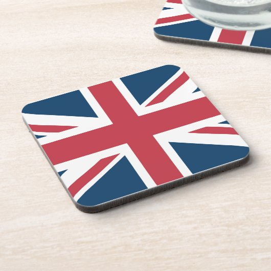The Union Jack British Flag Coaster Bier Onderzetter (Linkerzijde)