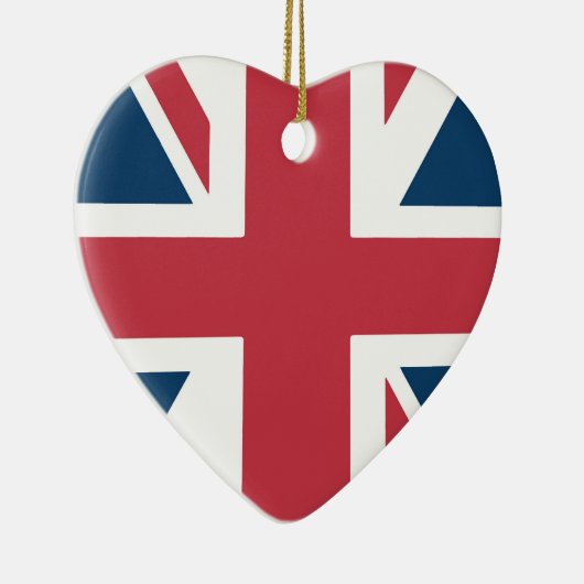 The Union Jack British Flag Keramisch Ornament (Rechts)