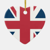 The Union Jack British Flag Keramisch Ornament (Voorkant)