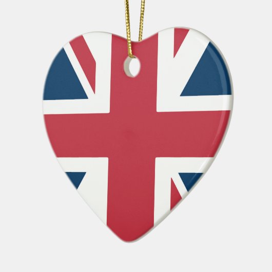 The Union Jack British Flag Keramisch Ornament (Links)