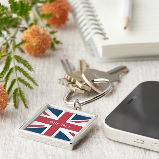 The Union Jack British Flag Keychain (Zijkant)