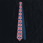 The Union Jack British Flag Neck Tie Stropdas<br><div class="desc">Neck tie with The Union Jack flag design. This United Kingdom flag design is a great way to show you are proud to be British.</div>
