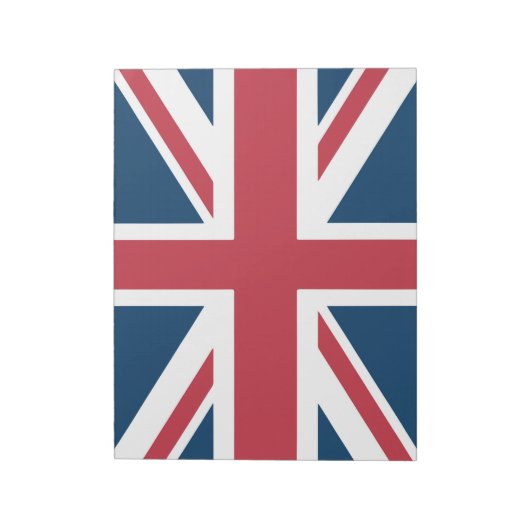 The Union Jack British Flag Notitieblok (Linkerzijde)