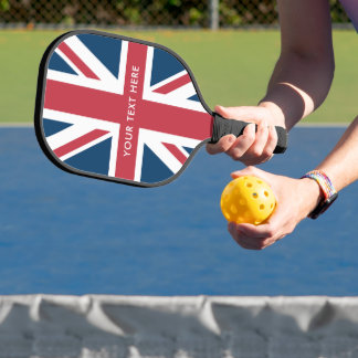 The Union Jack British Flag Pickleball Paddle