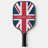 The Union Jack British Flag Pickleball Paddle (Voorkant)