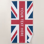 The Union Jack British Flag Strandlaken (Voorkant)