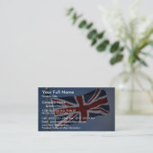 The Union Jack, Engeland Visitekaartje (Staand voorkant)