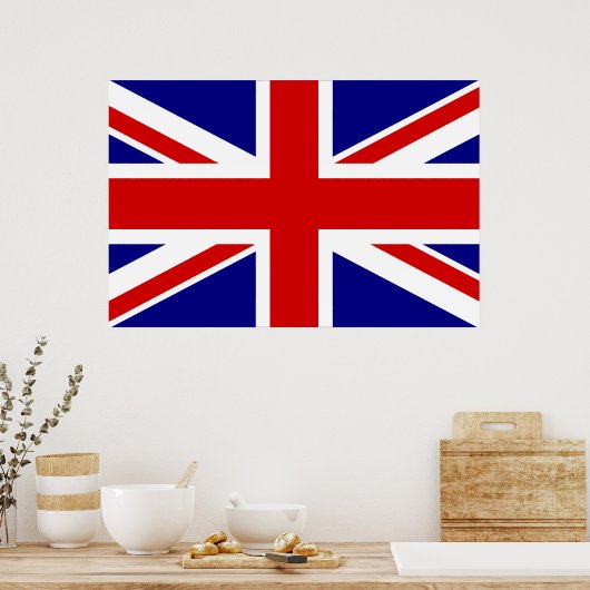 The Union Jack Flag Poster (Keuken)