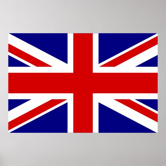 The Union Jack Flag Poster (Voorkant)