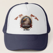 The United States Armed Services Retired Custom Trucker Pet (Voorkant)