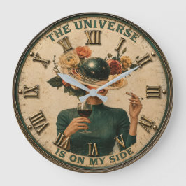 The Universe Is On My Side Cosmic Woman  Grote Klok