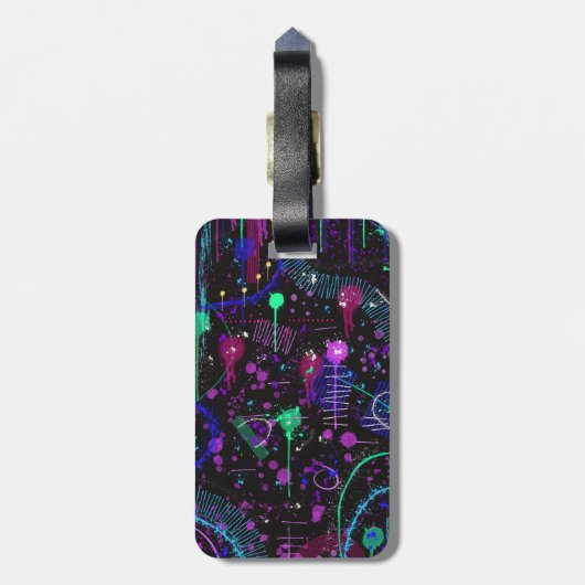 The Universe is Wide Bagagelabel (Achterkant verticaal)