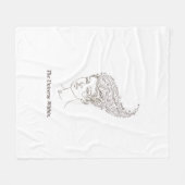 The Universe Within Minimalist Fleece Blanket - Ce Deken (Voorkant (Horizontaal))