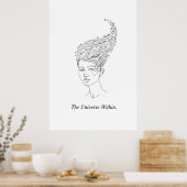 The Universe Within Minimalist Poster - Celestial (Keuken)