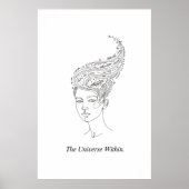 The Universe Within Minimalist Poster - Celestial  (Voorkant)