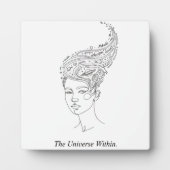 The Universe Within Minimalist Tabletop Plaque - C Fotoplaat (Voorkant)