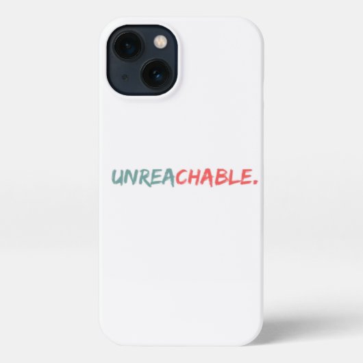 The Unreachable Signature Design: iPhone Hoesje (Achterkant)