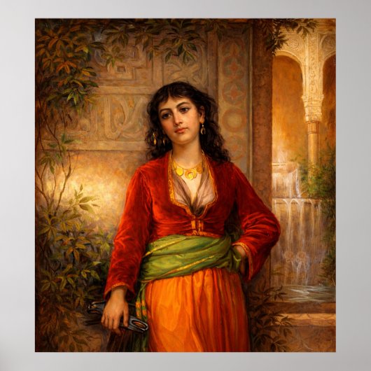 The Unwelcome Companion by John William Waterhouse Poster (Voorkant)