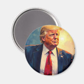 The Unyielding Icon: A Symbolic Portrait of Donald Magneet (Voorkant / Achterkant)