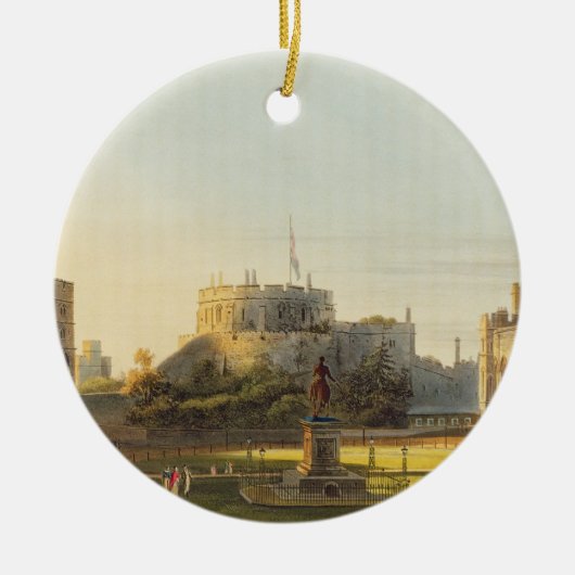 The Upper Ward, Windsor Castle, uit 'Royal Reside' Keramisch Ornament (Voorkant)