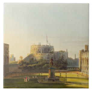 The Upper Ward, Windsor Castle, uit 'Royal Reside' Tegeltje
