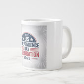 The US Independence Day coffee mug  2025 Grote Koffiekop (Voorkant rechts)