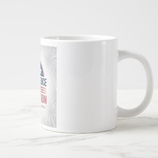 The US Independence Day coffee mug  2025 Grote Koffiekop (Rechts)
